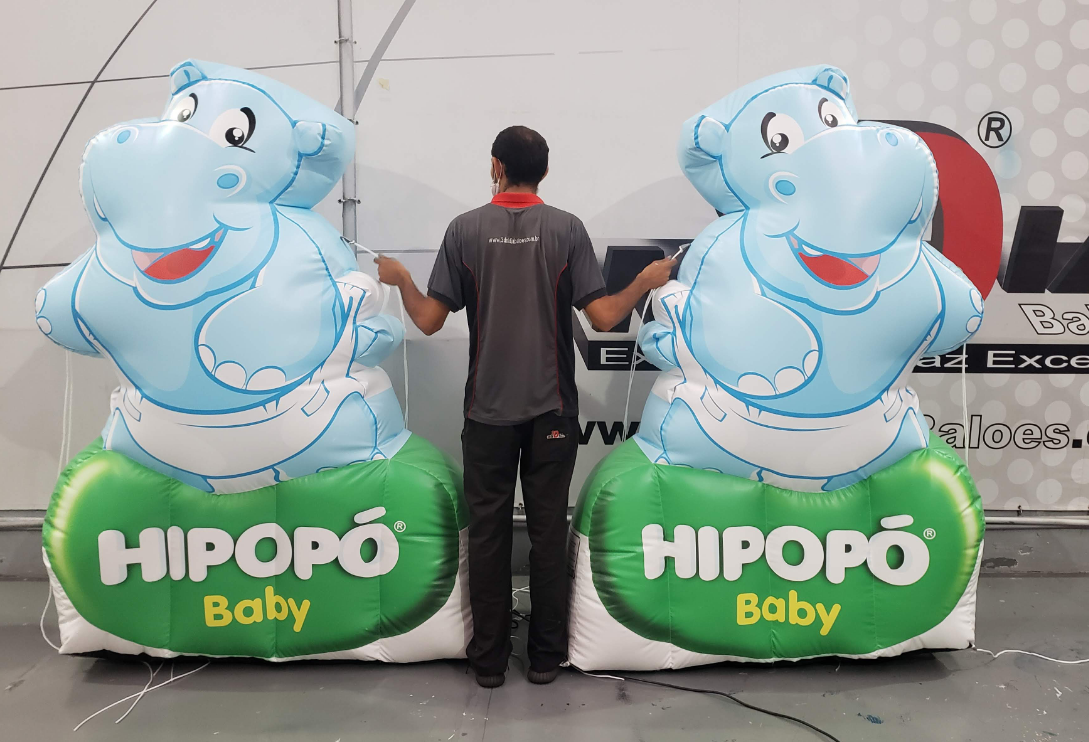 mascote inflavel